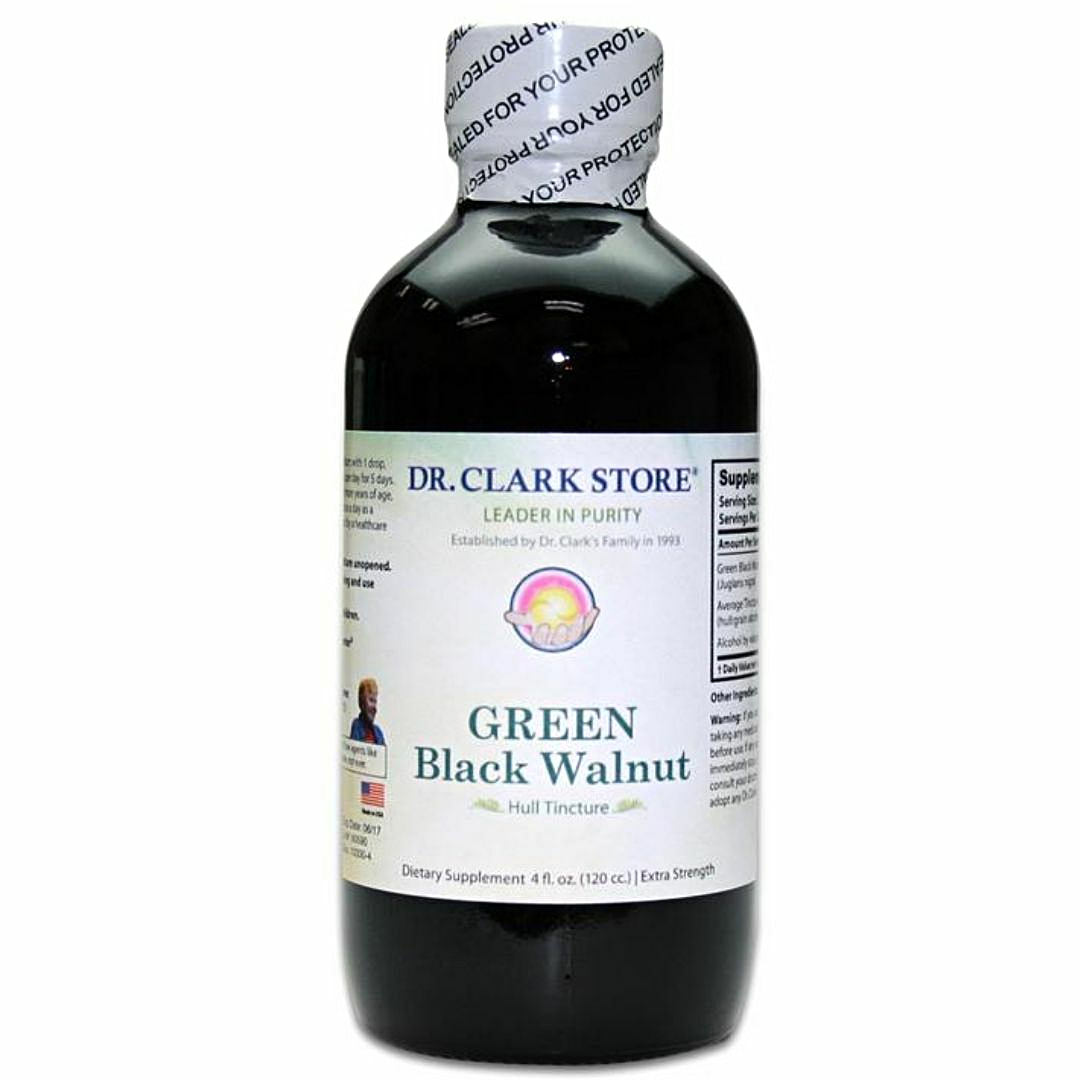 Dr. Clark GREEN Black Walnut Hull Tincture (Extra Strength)